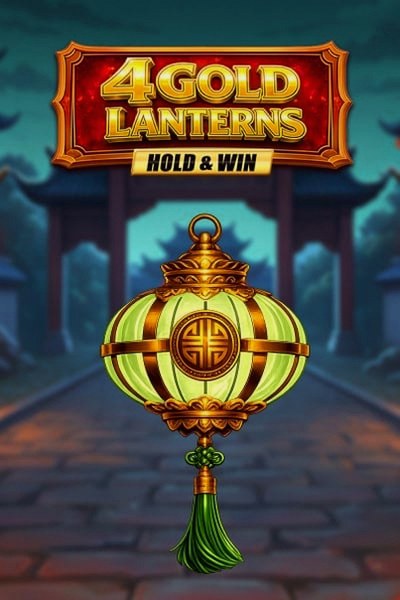 Okładka slotu 4 Gold Lanterns Hold & Win w lobby Cleobetra Casino